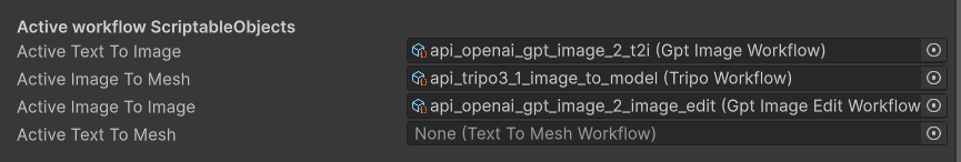 Active backend selection